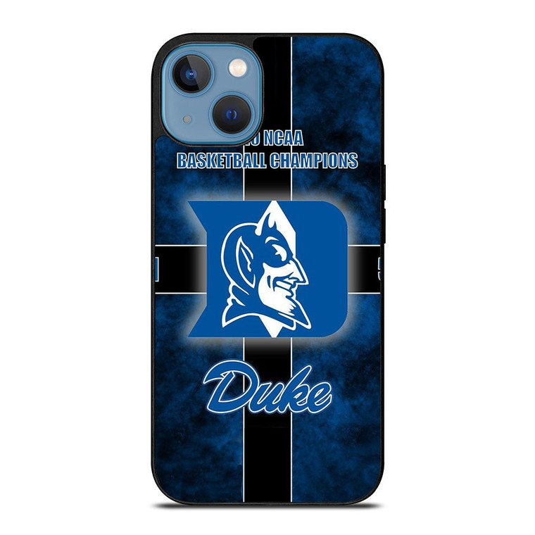 DUKE BLUE DEVILS BASKETBALL CHAMPIONS iPhone 13 Case Cover