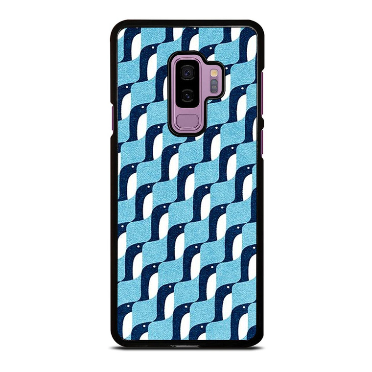 BLUE PENGUINS PATTERN Samsung Galaxy S9 Plus Case Cover