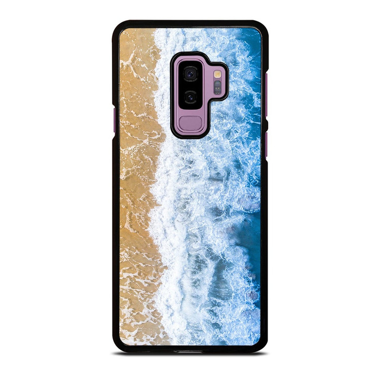 BLUE BEACH WAVES Samsung Galaxy S9 Plus Case Cover