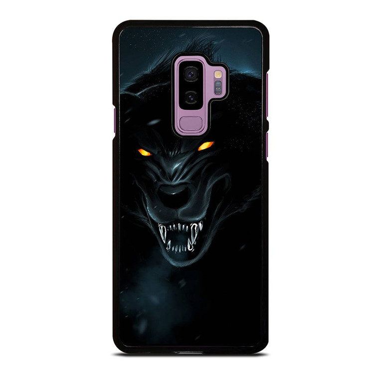 BLACK WILD WOLF Samsung Galaxy S9 Plus Case Cover