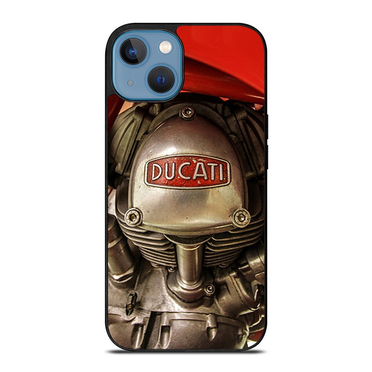 DUCATI ENGINE LOGO RETRO iPhone 13 Case Cover