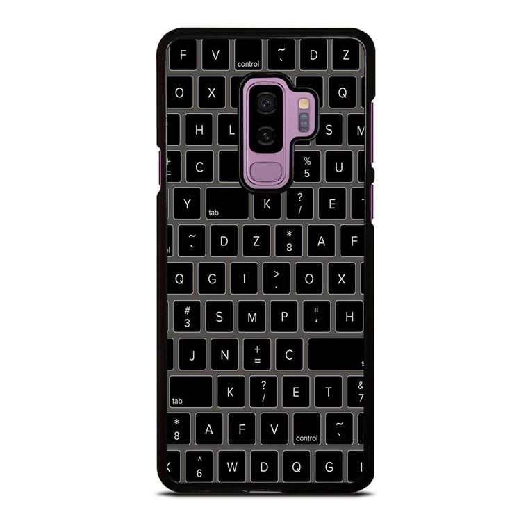 BLACK KEYBOARD PATTERN Samsung Galaxy S9 Plus Case Cover