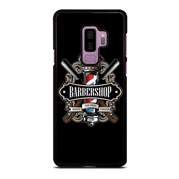 BARBERSHOP POLE HAIR CUT LOGO Samsung Galaxy S9 Plus Case Cover