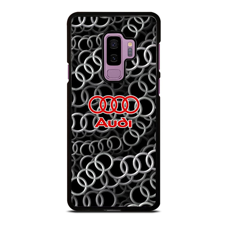 AUDI RING LOGO PATTERN Samsung Galaxy S9 Plus Case Cover