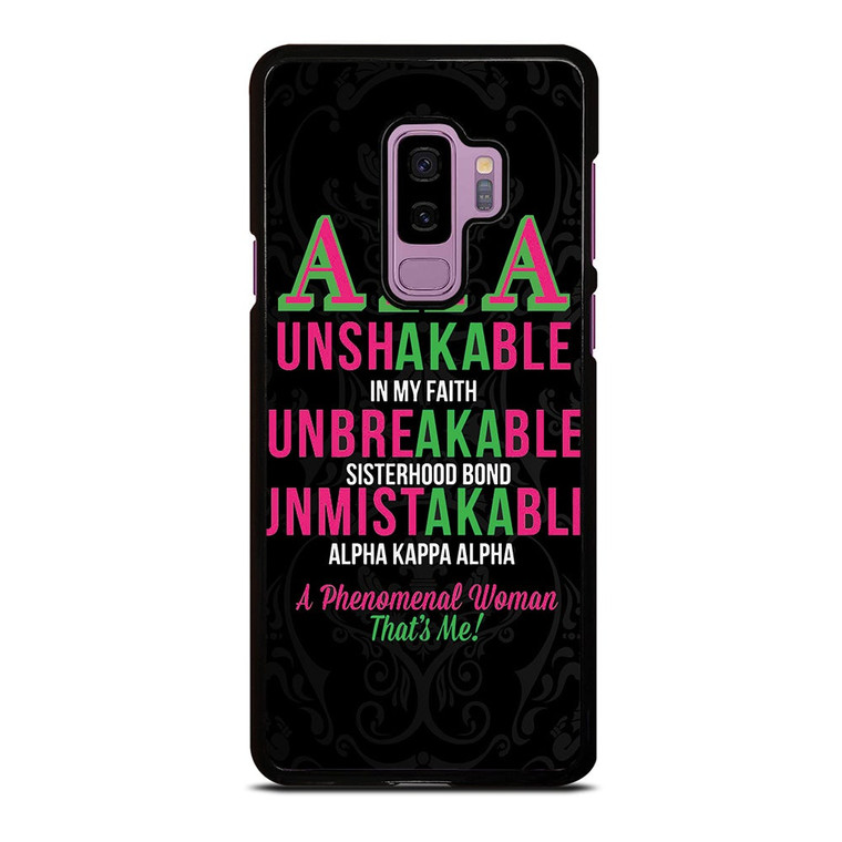 ALPHA KAPPA ALPHA QUOTE Samsung Galaxy S9 Plus Case Cover