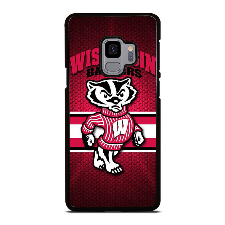 WISCONSIN BADGER FOOTBALL LOGO 2 Samsung Galaxy S9 Case Cover