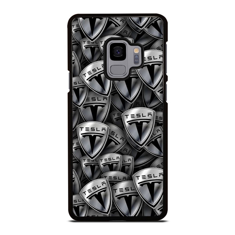 TESLA METAL LOGO COLLAGE Samsung Galaxy S9 Case Cover