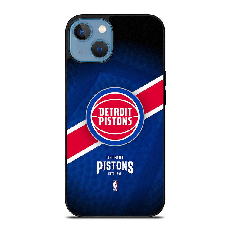 DETROIT PISTONS NBA TEAM iPhone 13 Case Cover
