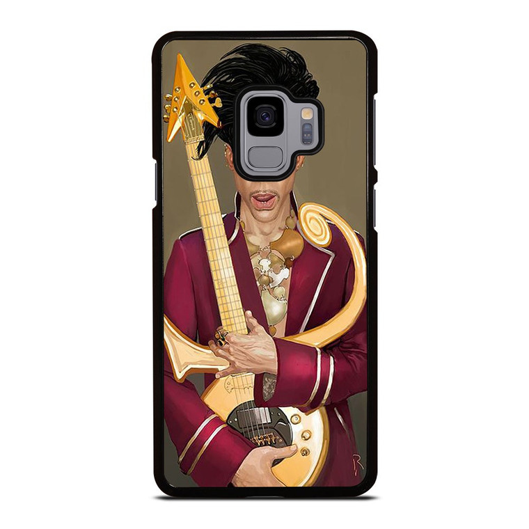 PRINCE PURPLE IN MEMORIAM AND GUITAR Samsung Galaxy S9 Case Cover