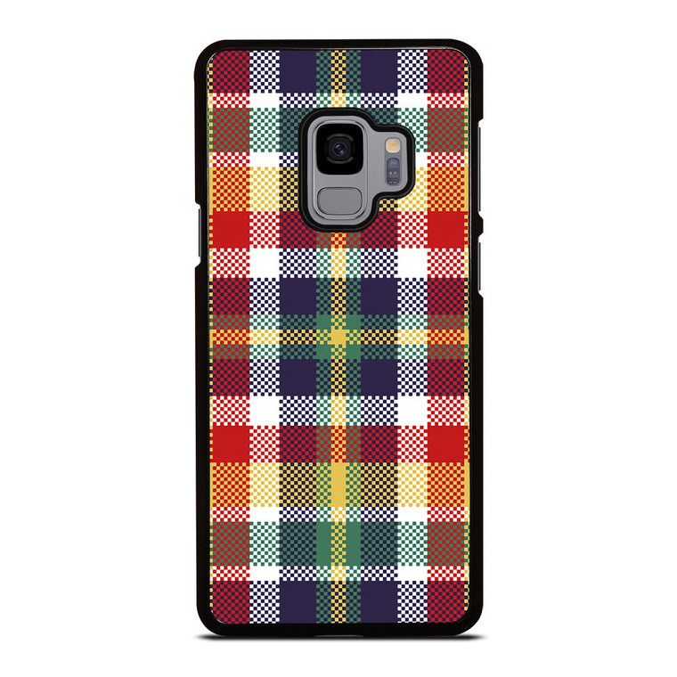 PIXELIZED TARTAN PATTERN Samsung Galaxy S9 Case Cover