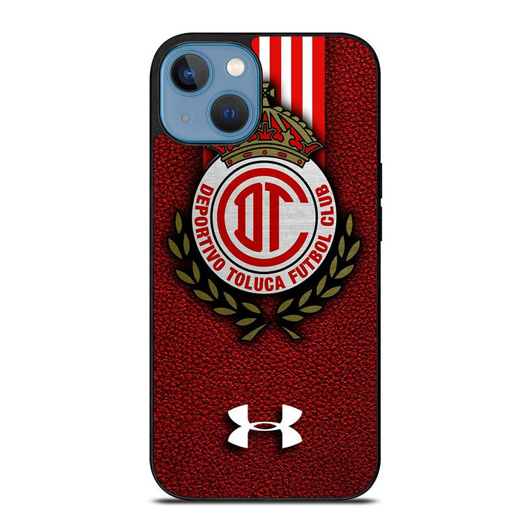 DEPORTIVO TOLUCA FC LEATHER LOGO iPhone 13 Case Cover