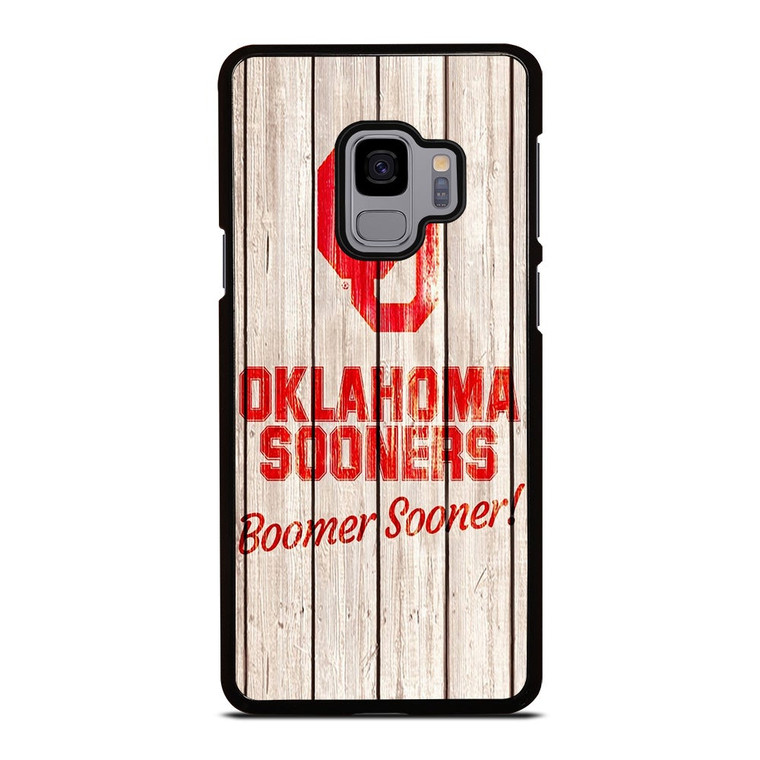 OKLAHOMA SOONERS WOODEN LOGO Samsung Galaxy S9 Case Cover
