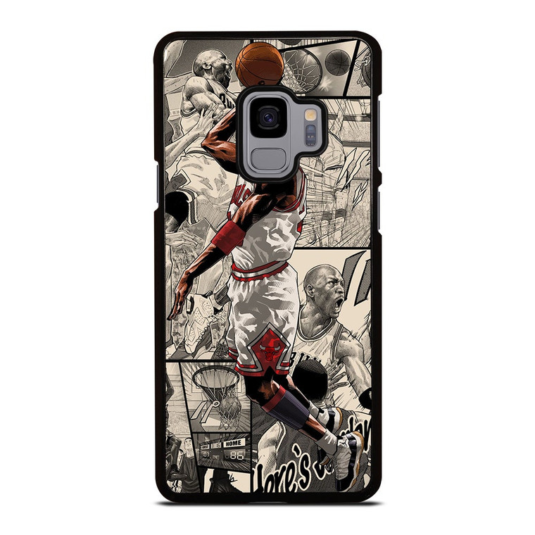 MICHAEL JORDAN COMIC ART Samsung Galaxy S9 Case Cover