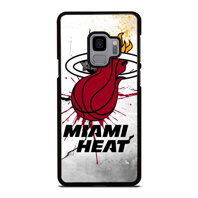 MIAMI HEAT ART LOGO Samsung Galaxy S9 Case Cover