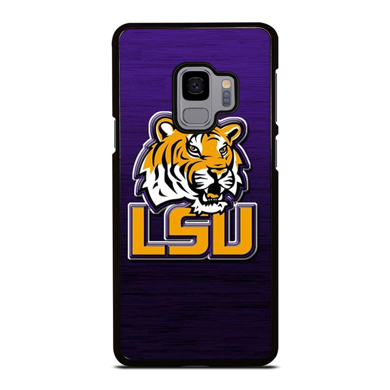 LSU TIGERS  WOODEN LOGO Samsung Galaxy S9 Case Cover