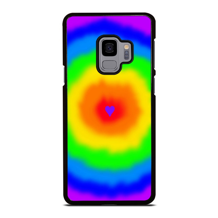 LOVE RAINBOW TIE DYE PATTERN Samsung Galaxy S9 Case Cover