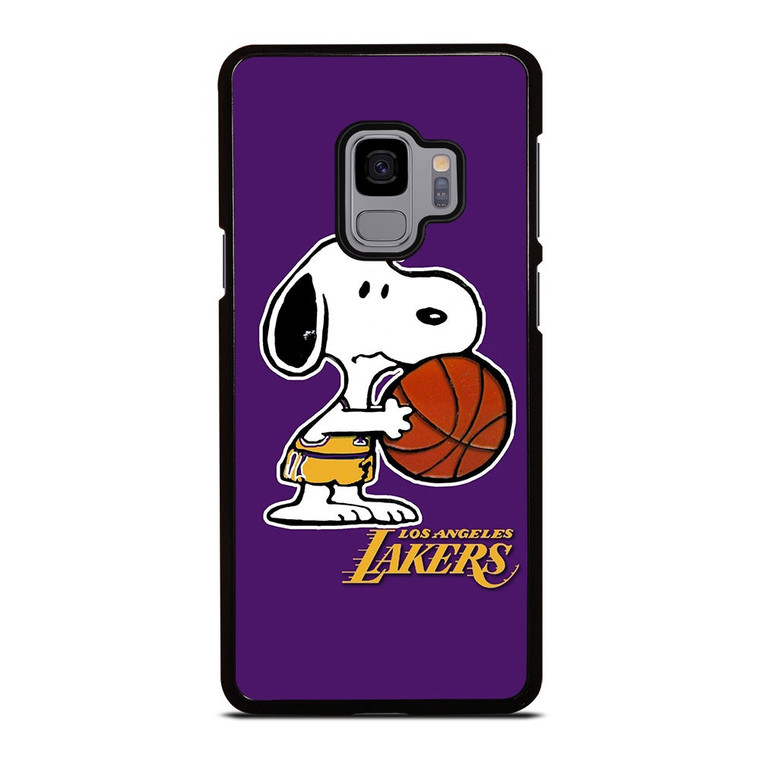 LA LAKERS BASKETBALL SNOOPY Samsung Galaxy S9 Case Cover
