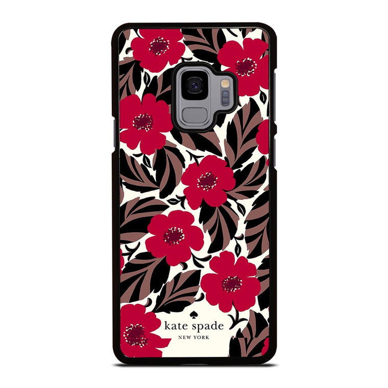 KATE SPADE FLOWER RED Samsung Galaxy S9 Case Cover