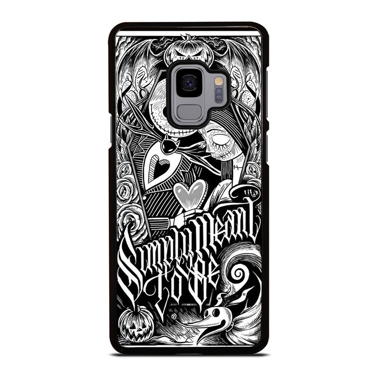 JACK AND SALLY NIGHTMARE BEFORE CHRISTMAS Samsung Galaxy S9 Case Cover