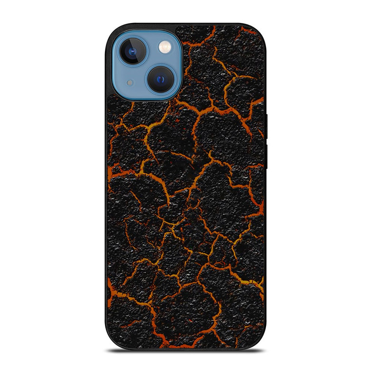 CRACKED LAVA TEXTURE iPhone 13 Case Cover