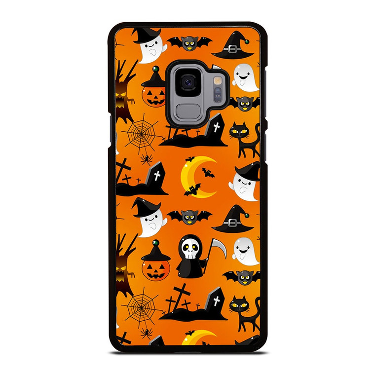 HAPPY HALLOWEEN CARTOON PATERN Samsung Galaxy S9 Case Cover