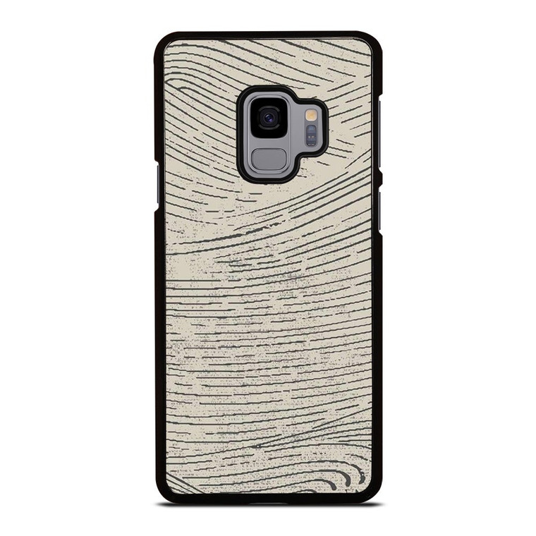 HAND DRAWING WAVES PATTERN Samsung Galaxy S9 Case Cover