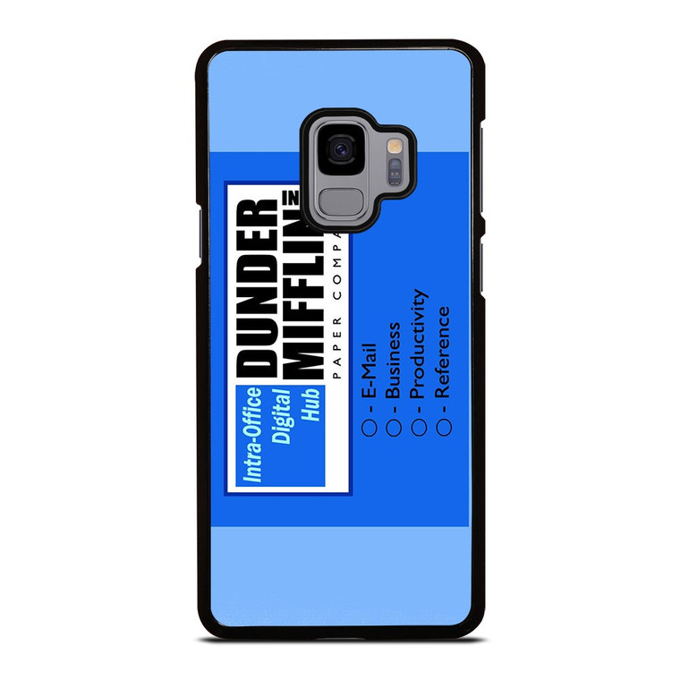 DUNDER MIFFLIN INTRA OFFICE DIGITAL HUB LOGO Samsung Galaxy S9 Case Cover