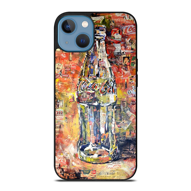 COCA COLA BOTTLE ART iPhone 13 Case Cover