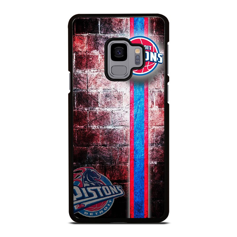 DETROIT PISTONS WALL LOGO Samsung Galaxy S9 Case Cover