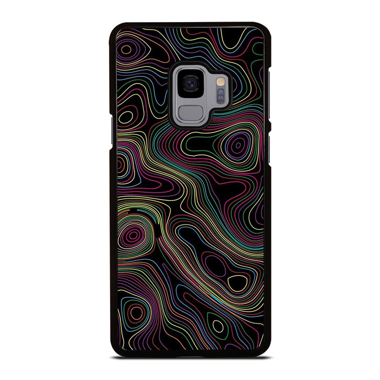 COLORFUL ABSTRACT LINES Samsung Galaxy S9 Case Cover