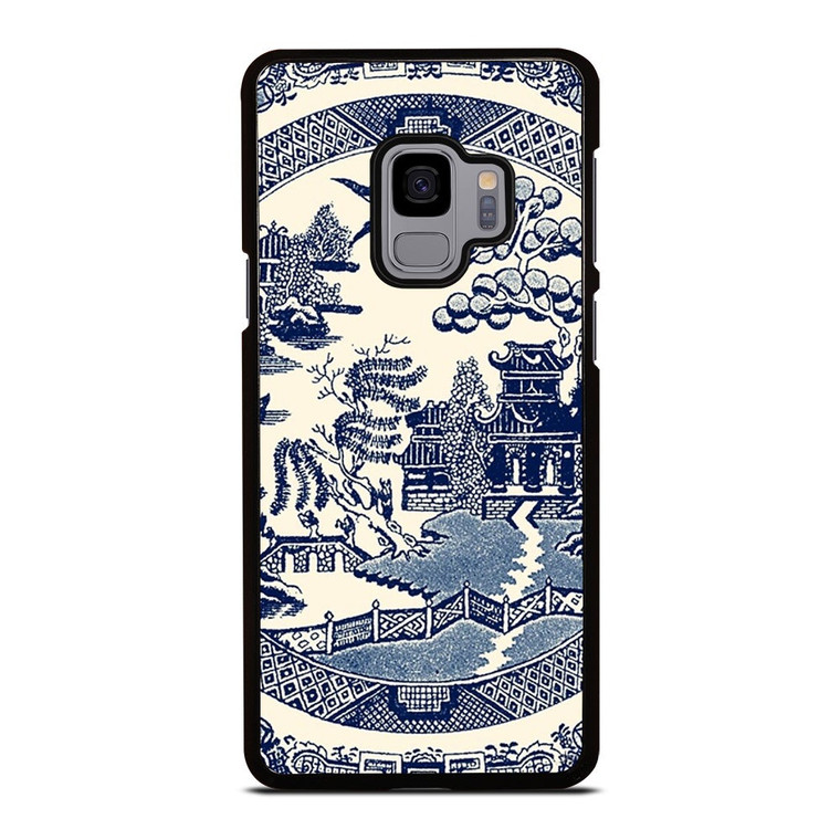 CHINESE BLUE ART Samsung Galaxy S9 Case Cover