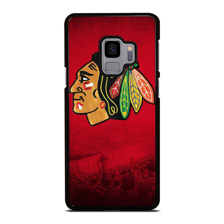 CHICAGO BLACKHAWKS NHL ICON Samsung Galaxy S9 Case Cover