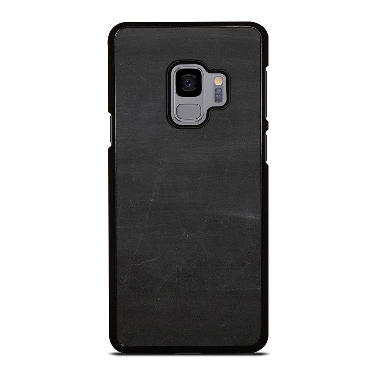 CHALK BLACK BOARD TEXTURES Samsung Galaxy S9 Case Cover
