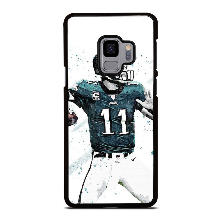 CARSON WENTZ  PHILADELPHIA EAGLES FOOTBALL Samsung Galaxy S9 Case Cover