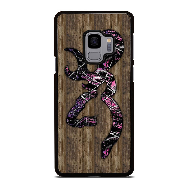 CAMO BROWNING PINK WOOD Samsung Galaxy S9 Case Cover