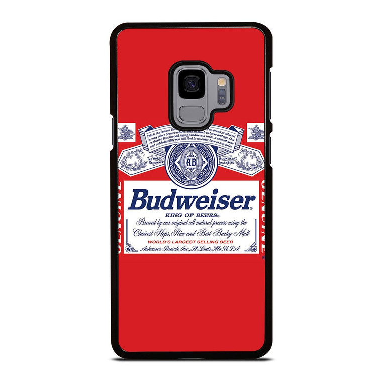 BUDWEISER KING OF BEER EMBLEM Samsung Galaxy S9 Case Cover