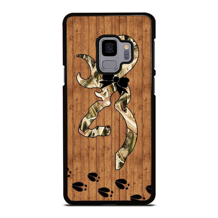 BROWNING WOODEN LOGO Samsung Galaxy S9 Case Cover