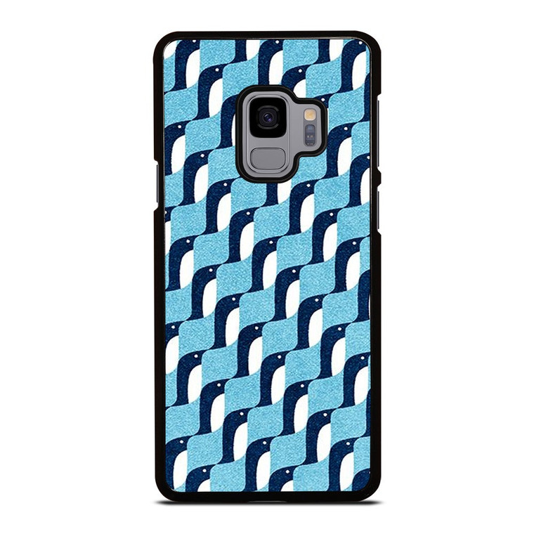 BLUE PENGUINS PATTERN Samsung Galaxy S9 Case Cover