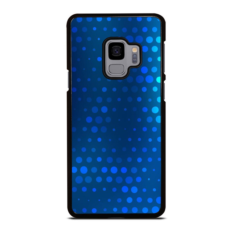 BLUE GRADIENT HALFTONE PATTERN Samsung Galaxy S9 Case Cover
