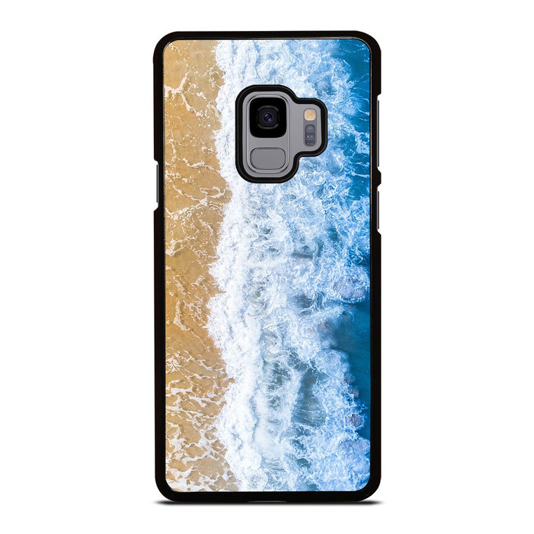 BLUE BEACH WAVES Samsung Galaxy S9 Case Cover