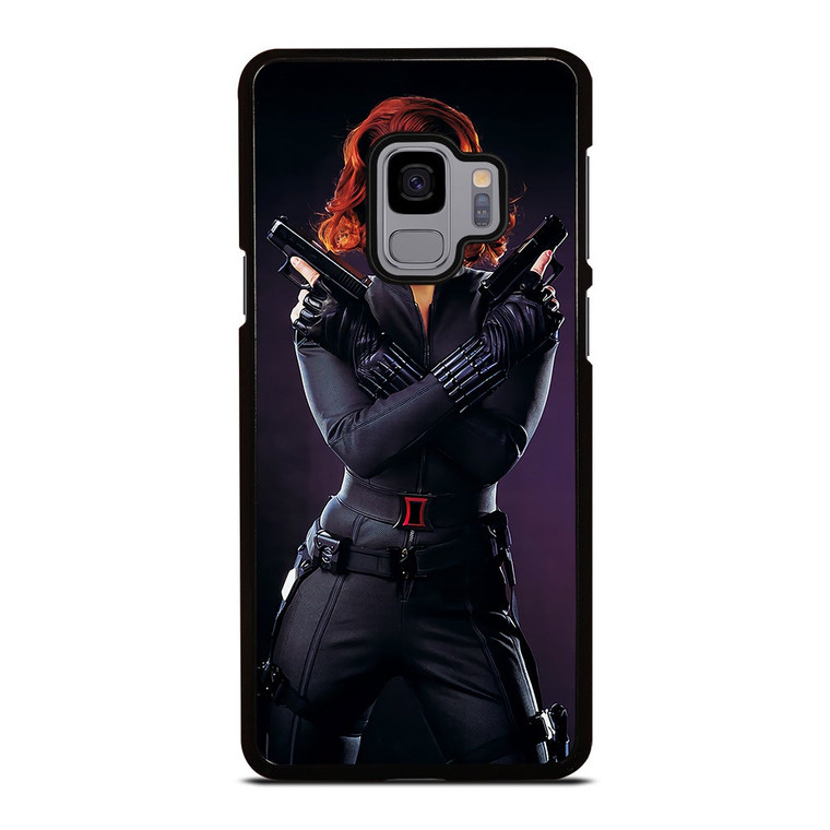 BLACK WIDOW SEXY GUN AVENGERS Samsung Galaxy S9 Case Cover