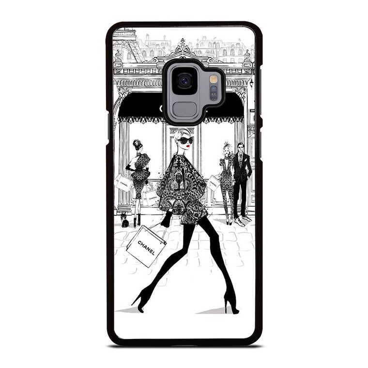 BEAUTY FASHION MEGAN HESS  CLIPART Samsung Galaxy S9 Case Cover
