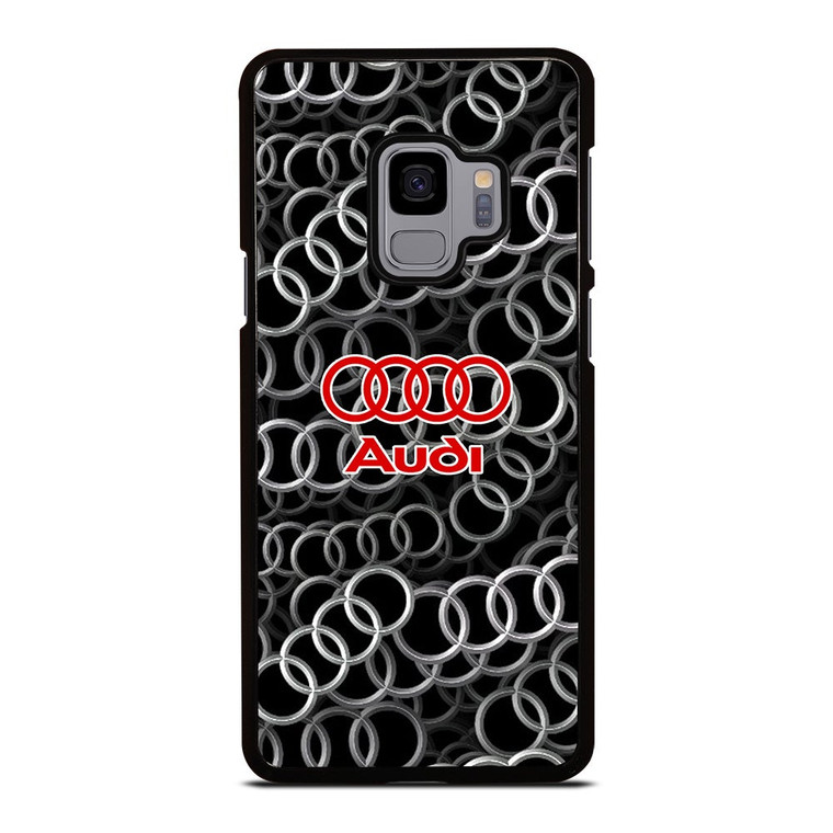 AUDI RING LOGO PATTERN Samsung Galaxy S9 Case Cover