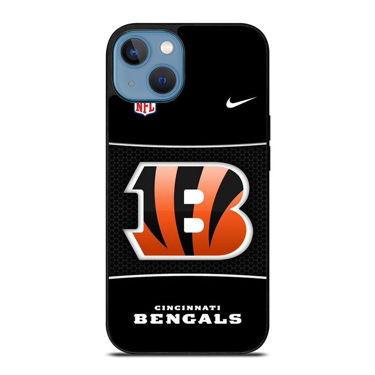 CINCINNATI BENGALS NIKE NFL iPhone 13 Case Cover