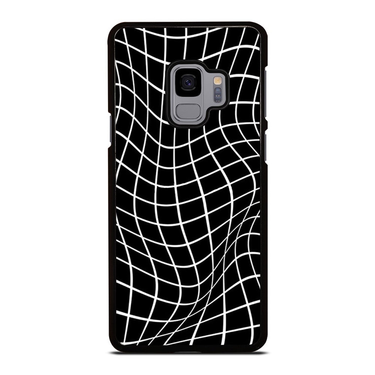 AESTHETIC WAVY GRID PATTERN Samsung Galaxy S9 Case Cover