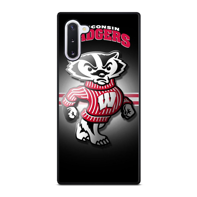 WISCONSIN BADGER FOOTBALL LOGO Samsung Galaxy Note 10 Case Cover