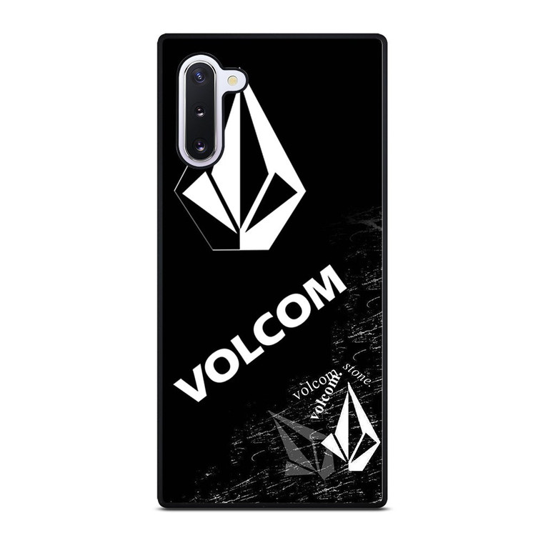VOLCOM BLACK LOGO Samsung Galaxy Note 10 Case Cover