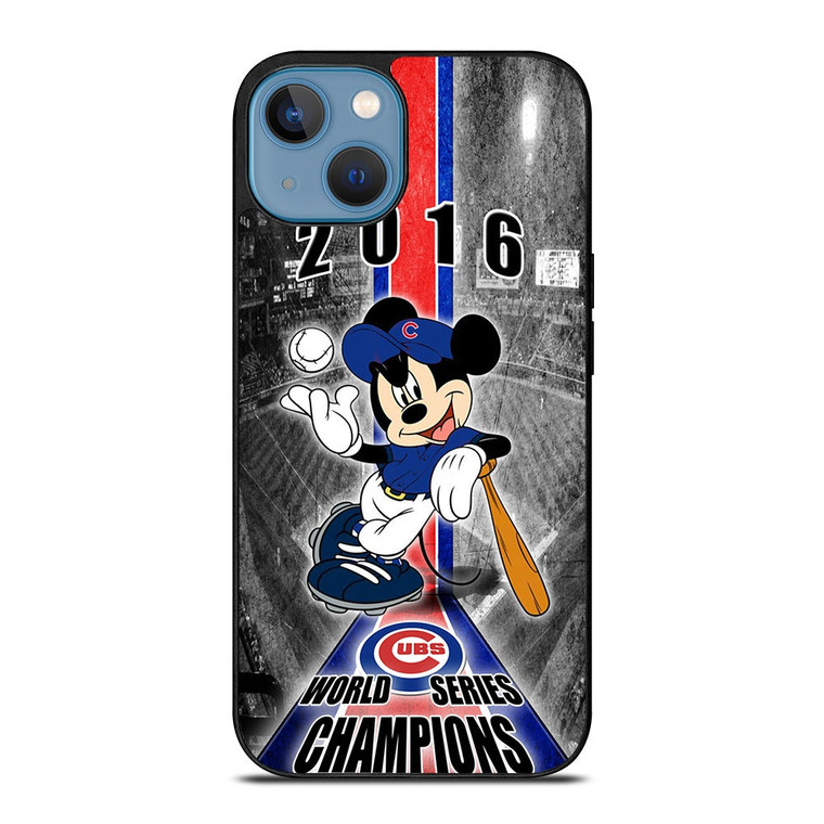 CHICAGO CUBS MICKEY MOUSE iPhone 13 Case Cover CHICAGO CUBS MICKEY MOUSE iPhone 13 Case Cover