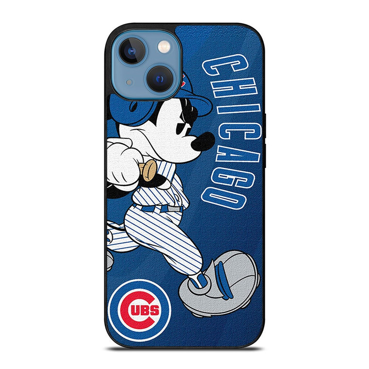 CHICAGO CUBS LOGO MICKEY MOUSE iPhone 13 Case Cover