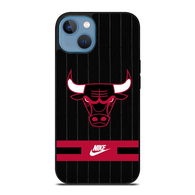 CHICAGO BULLS NIKE STRIPE iPhone 13 Case Cover